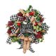thumbnail image 1 of Decoración De La Guirnalda De Navidad Colgando Guirnalda Festival Guirnalda 35 Cm Placa Negra, 1 of 5