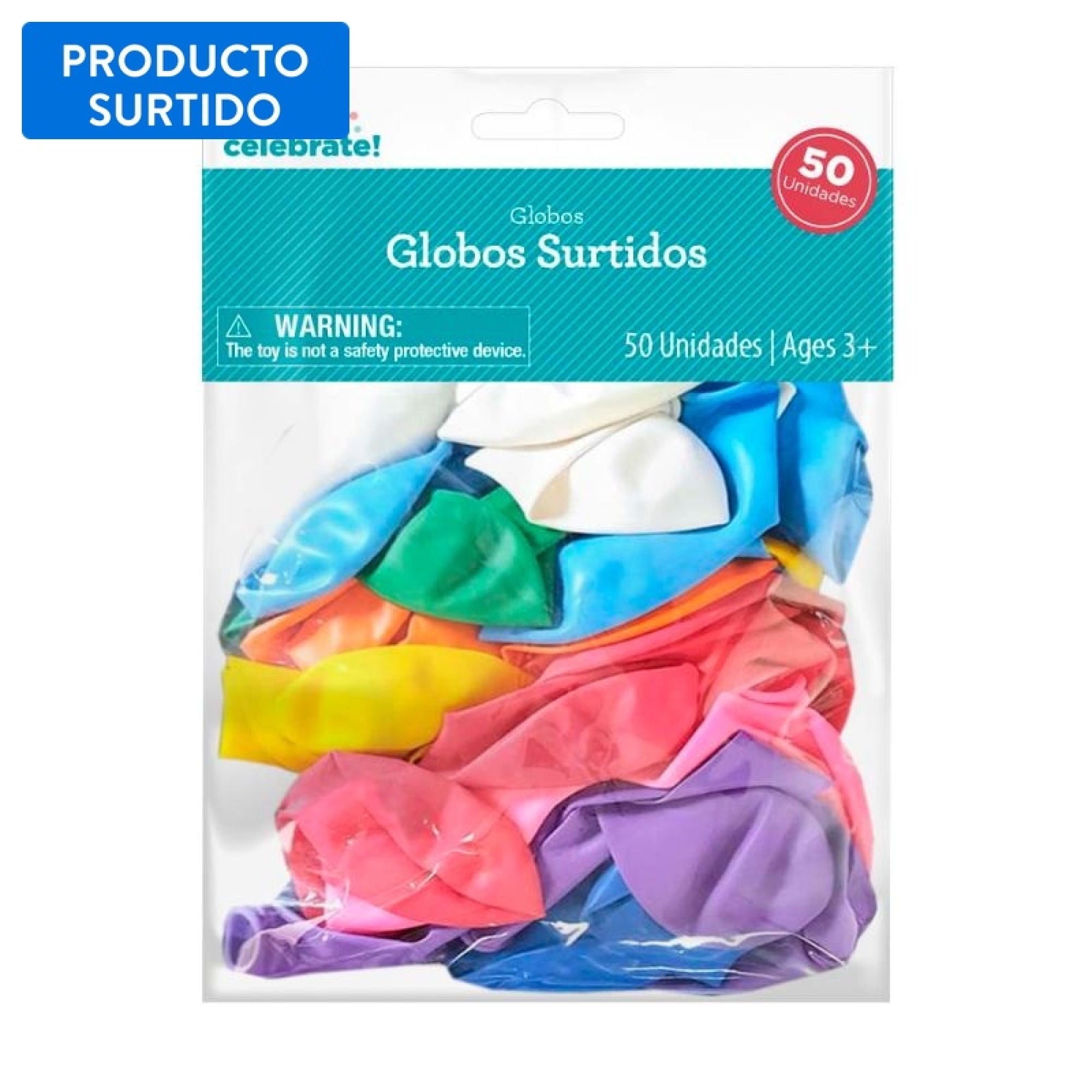 Set 50 Globos Surtidos Way to celebrate