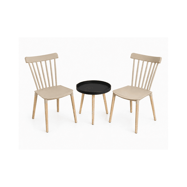 Set de Terraza Windsor Magic - Negro / Beige