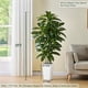 thumbnail image 2 of Árbol de dracaena artificial TNGGNT, yuca tropical de seda sintética de 5 pies, 2 of 6