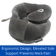 thumbnail image 4 of Almohada cervical de viaje BCOZZY con respaldo plano azul marino para adultos, 4 of 6