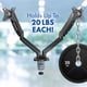 thumbnail image 4 of Brazo para monitor Stellar Mounts de doble resorte 17-32" con puertos USB, 4 of 8