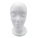 thumbnail image 1 of Espuma Ligera Maniquí Cabeza Modelo Sombrero Peluca Gafas Soporte De Exhibición Blanco 02, 1 of 5
