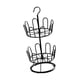 thumbnail image 2 of Zapatero Giratorio Multiusos Para Lavadero, Hogar, Balcones Al Aire Libre, Negro, 2 Niveles, 2 of 5