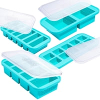 Set De Regalo Freezer Molds Souper Cubes Con Bandejas De Silicona