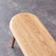 thumbnail image 1 of Natural Oak Wood for Dining Bench Table Bench for Living Room, 1 of 3