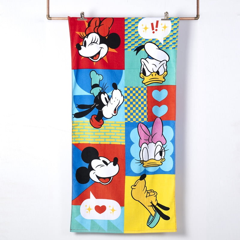 Disney - Toalla Playa 70x140 Mickey Cuadros