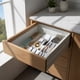 thumbnail image 5 of Organizador De Cubiertos Compacto Para Gavetas Beige Plástico, 5 of 8