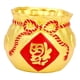 thumbnail image 4 of Florero Maceta Maceta Bolsa De Dinero Forma Feng Shui Arte Para El Hogar Sala De Estar Dorado, 4 of 5