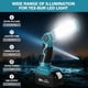 thumbnail image 5 of Linterna LED de 12W Luz de Trabajo para Bos-.ch Batería de 18V Foco de Mano para Obra Lámpara de Escritorio con USB Cabezal Pivotante de 90 Grados, 5 of 6