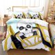 thumbnail image 1 of Anime Skeleton Knight in Another World Bedding Set Single Twin Full Size Bed Set Adult Kid Bedroom Duvet cover Sets Bed Sheets, 1 of 5