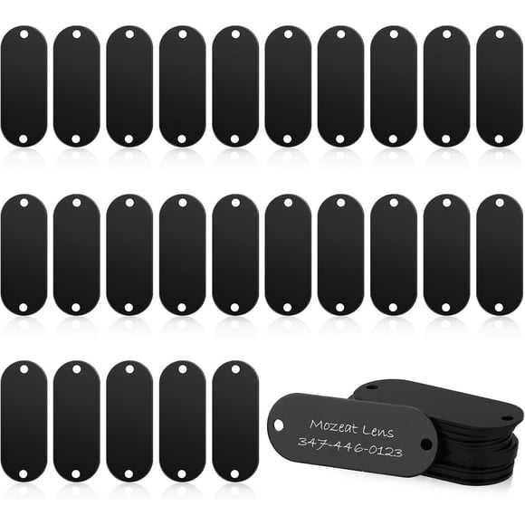 Placas para grabar Mozeat Lens, 25 unidades, aluminio
