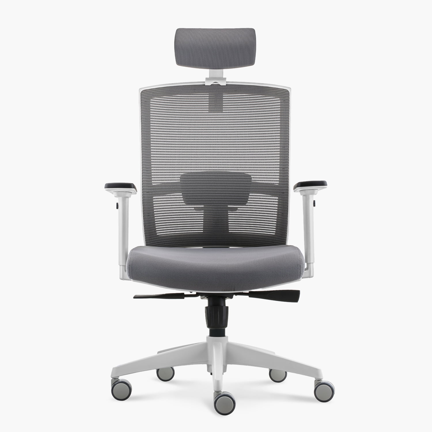 Form Office - Silla Oficina Taylor Pro Con Cabecero Gris Claro