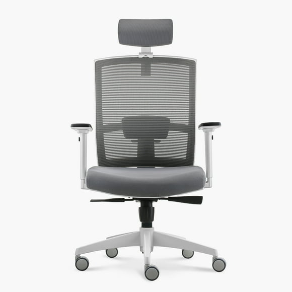 Silla Oficina Taylor Pro con cabecero Gris Claro