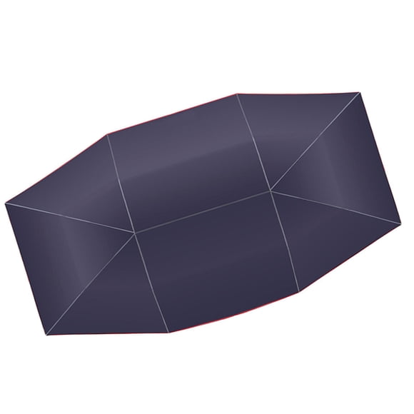 Aislamiento Térmico Cortina Heatshield Techo Paraguas Sombra Para Automóvil Vehículo 4.5x2.3m Azul Marino