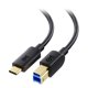 thumbnail image 1 of Cable USB-C a USB-B Cable Matters 2 m Negro 5 Gbps, 1 of 7