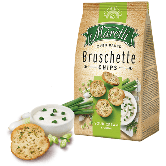 Tostadas Cebolla y Crema Ácida Bruschette Maretti 140g
