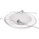 thumbnail image 3 of NICOR Lighting 6-Inch White Recessed Shower Trim with Glass, 3 of 3