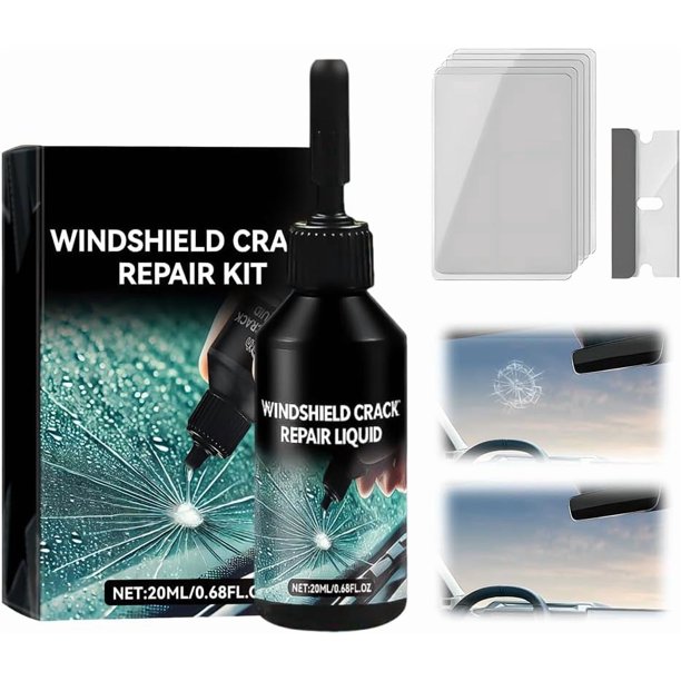 Kit reparación parabrisas agrietado premium coche astillas grietas universal