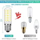 thumbnail image 4 of Bombilla LED E14 de 3 W, blanco frío 6000 K, equivalente a halógenos de 28 W y 33 W, ahorro de energía, rosca Edison pequeña E14 para congelador, campana extractora, máquina de coser, CA 220-240 V, pa, 4 of 5