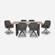 thumbnail image 1 of Juego De Comedor Florencia Rectangular 6 Sillas Natural - Sg, 1 of 8