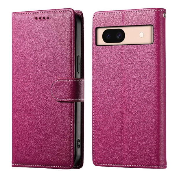 Funda para FOXDOCK Google Pixel 8A– Cuero Premium, 3 ranuras para tarjetas, Protección contra impactos