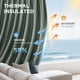 thumbnail image 3 of Juego de cortinas Joydeco, color verde, 132 x 244 cm, opacas, 2 paneles, 3 of 9