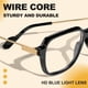 thumbnail image 5 of Gafas de luz azul VISOONE Ryan negro mate de gran tamaño, 5 of 9