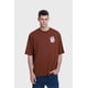 thumbnail image 1 of Polera Hombre Doble Print Texto Chocolate, 1 of 4
