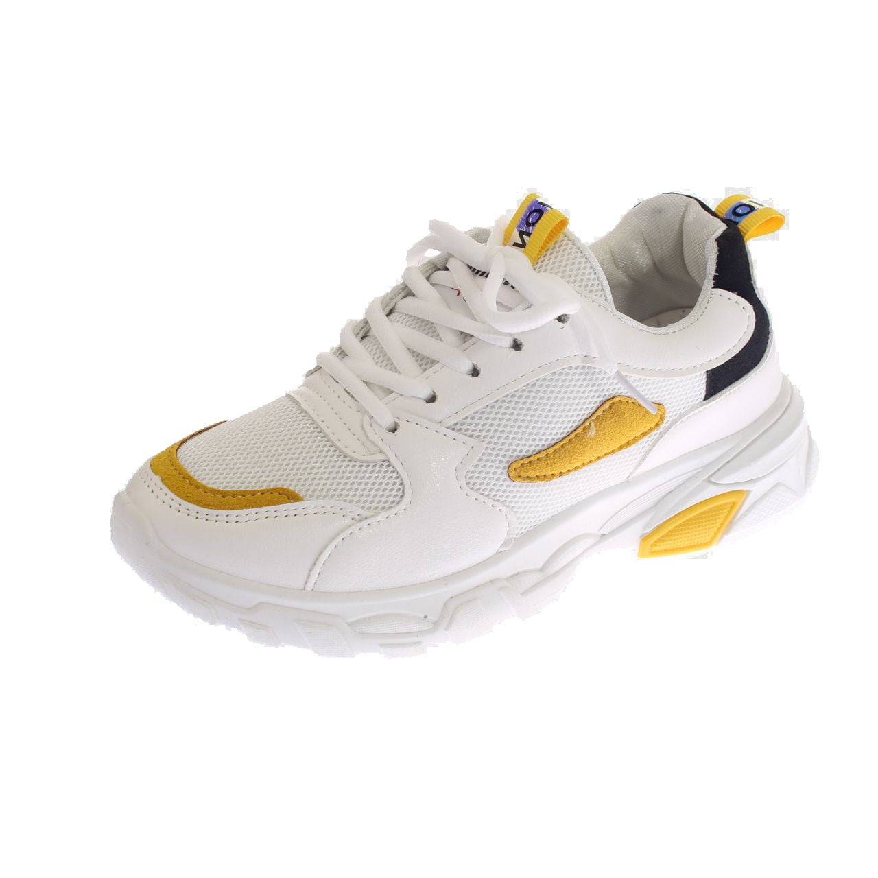 Zapatilla Blanco/amarillo Vía Franca