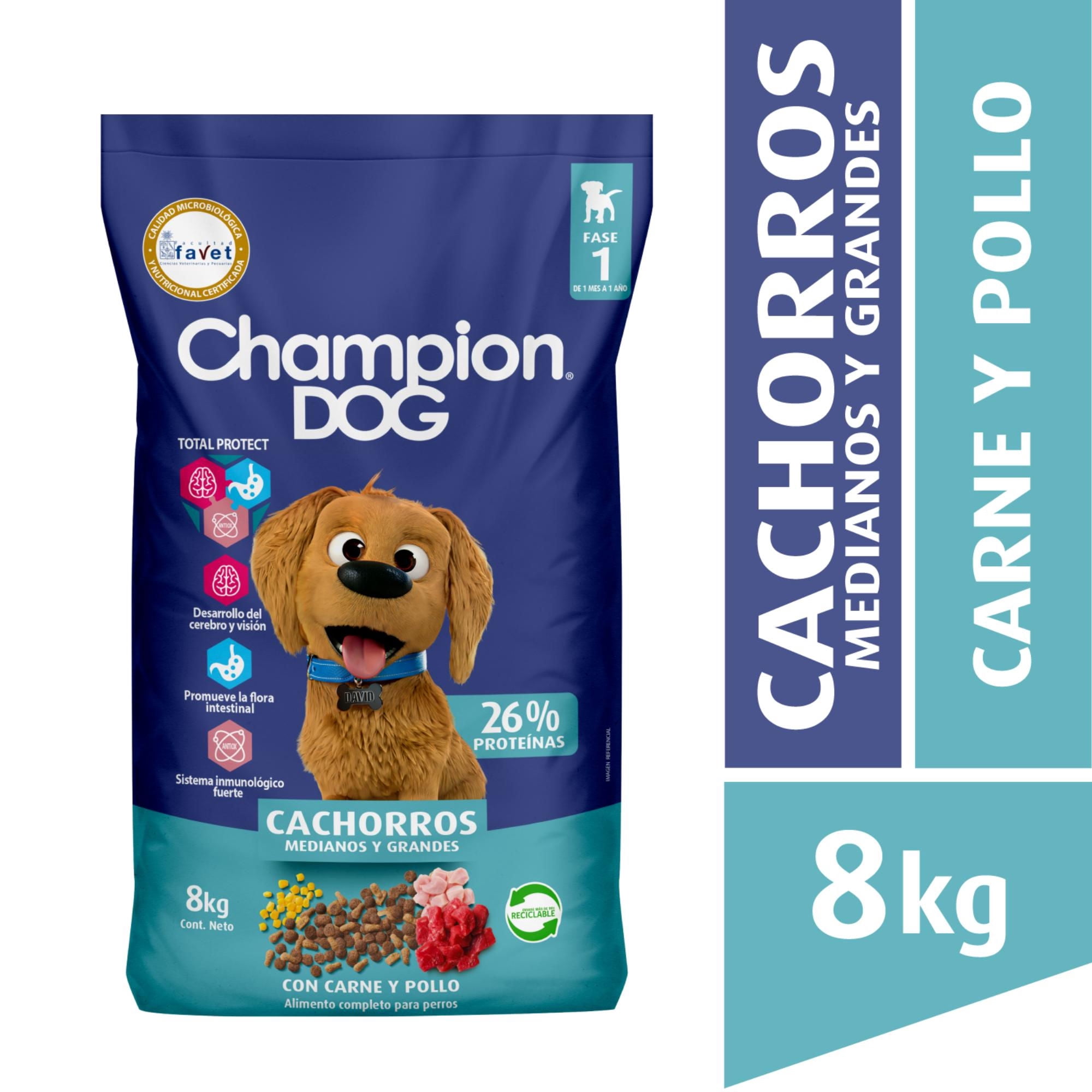 Alimento Seco Cachorro Raza Mediana/Grande Carne, Pollo y Leche Bolsa