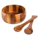 thumbnail image 1 of Juego de ensaladeras Gibson Home, madera de acacia, laurel, 3 piezas, 1 of 7