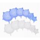 thumbnail image 1 of 6/12pcs Silicone Stretch Lids, Food Bowl Covers, Reusable Food Saving Cover, Stretchable Multifunctional Fruit And Vegetable Fresh-keeping Cover, 1 of 3