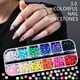 thumbnail image 3 of Kit de nail art Teenitor con 15 hojas de stickers y gemas, 3 of 3