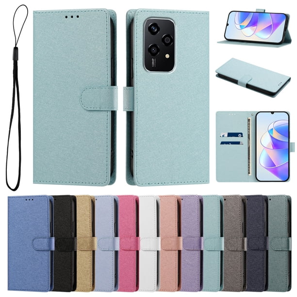 Cartera para Honor 200 Lite con Bolsillo de Tarjetas, Verde Menta