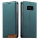 thumbnail image 1 of Funda Tipo Cartera de Cuero Sintético para Samsung Galaxy S8 Plus Bloqueo RFID, con Ranuras para Tarjetas y Bolsillo para Efectivo, Cierre Magnético Fuerte Verde, 1 of 6