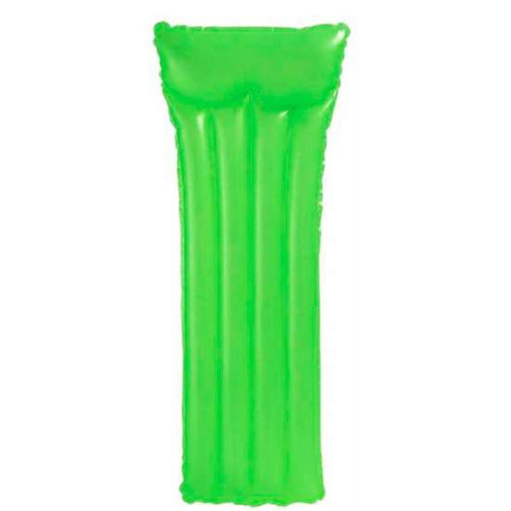 Colchoneta Inflable Intex Neon Frost 183 X 76 Cm, Verde