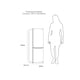 thumbnail image 3 of REFRIGERADOR BOTTOM FREEZER FRIO DIRECTO LRB-140DFI INOX, 3 of 6