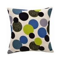 Genérico - Pack De 6 Fundas De Cojín Con Diseños Y Colores 43X43 Cm Verde Shi