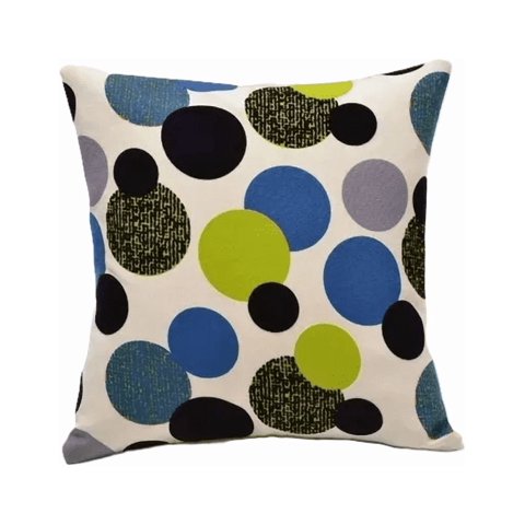 Genérico - Pack De 6 Fundas De Cojín Con Diseños Y Colores 43X43 Cm Verde Shi