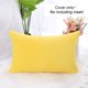 thumbnail image 3 of Funda de Cojín Decorativa PiccoCasa de Pana a Rayas de Maíz, Amarillo 12" x 18", 3 of 7