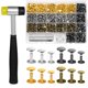 thumbnail image 1 of Kit de Remaches de Cuero TLKKUE 480 Unidades, 4 Colores, 1 of 8