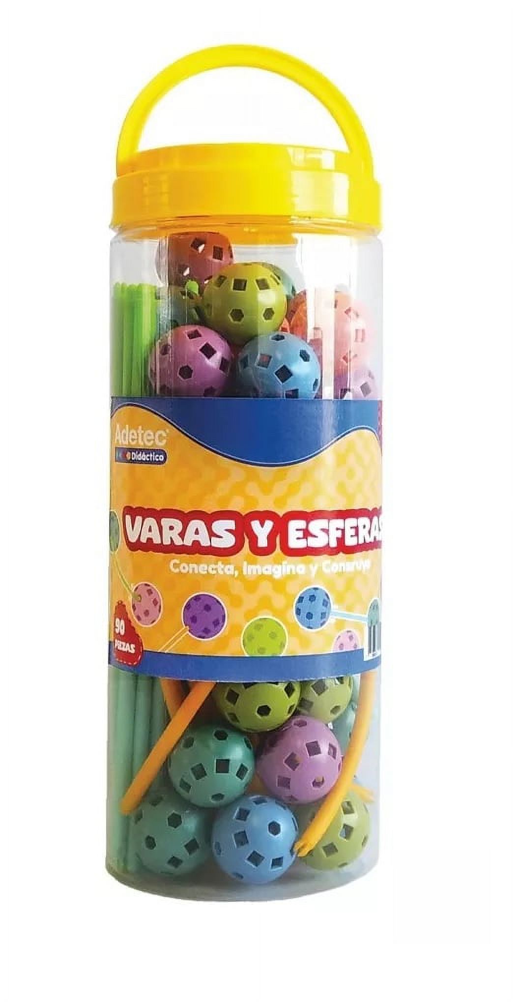 Varas Y Esferas Conectables Adetec 90 Piezas