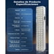 thumbnail image 4 of Lampara Led De Emergencia Pack X2 Recargable 60 Led Foco Luz De Emergencia Cortes De Energia Autonomia Hogar FIGOIMPORT, 4 of 12