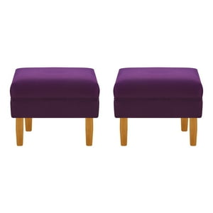 Bodevir - Set Pouf Sky 1C Felpa 04 Morado