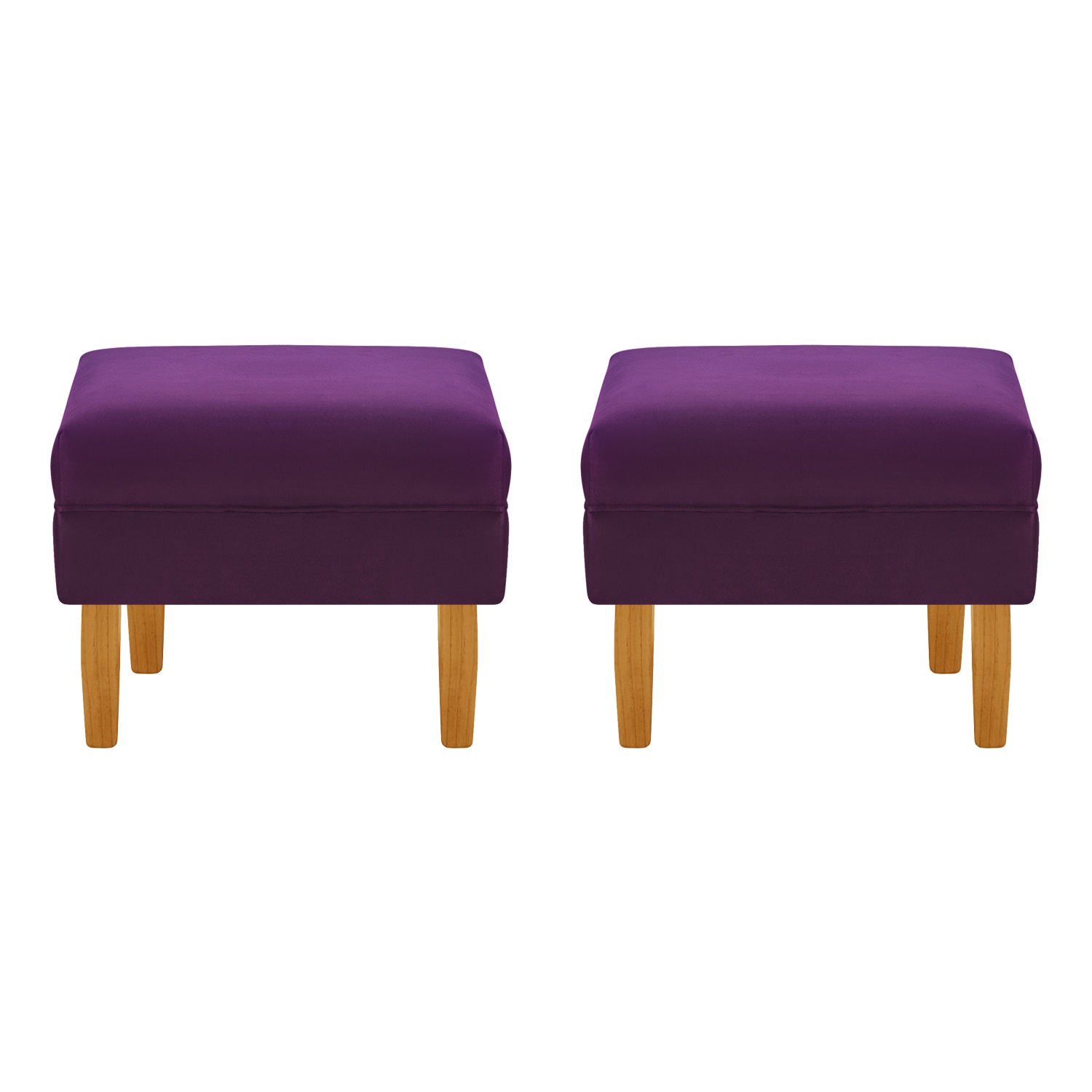 Bodevir - Set Pouf Sky 1C Felpa 04 Morado