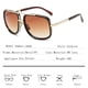 thumbnail image 5 of Gafas de sol de moda europeas y americanas con el mismo estilo, montura de metal, doble haz, personalidad, montura grande, gafas de sol vintage, 5 of 5