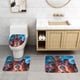 thumbnail image 2 of Juego de 3 Alfombras de Baño de Terciopelo Coral Desmarcar, 2 of 6