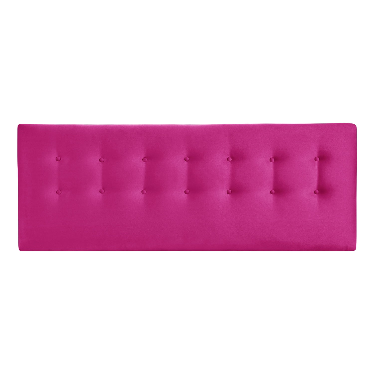 Bodevir - Respaldo Botone Felpa King Fucsia
