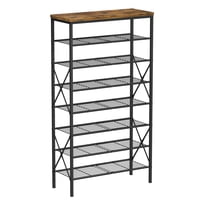 Shoe Rack Milefa, Organizador De 8 Niveles De Altura Para 32 Pares De Zapatos